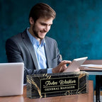 Personalized Name Plate for Desk, Custom Acrylic Desk Name Sign, Office - Image 4