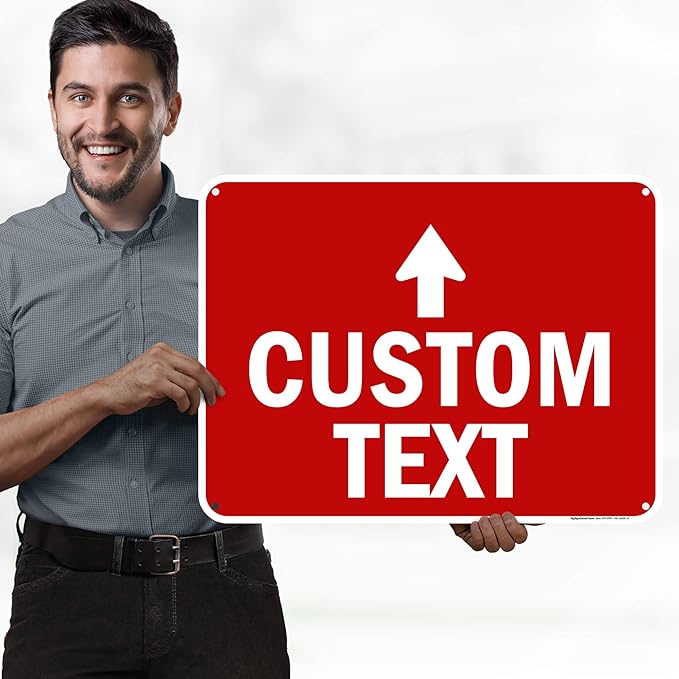 Custom Arrow, Custom Directional Sign, Up Arrow, 18x24 Inches, 55 mil thick - Image 2