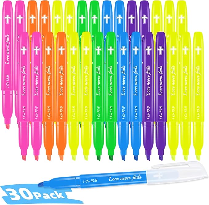 ZackZ Bible Highlighters Assorted Colors by ZackZ-FromAtoZ