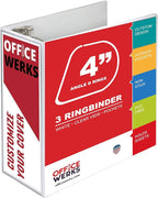 3 Ring Binder, Professional Angle D Ring 4 Inch, Presentation Folder - Image 2