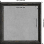 Amanti Art Black Framed Magnetic Board 23x23 Medium Vision Board - Image 3