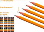 Bostitch Office Premium #2 Pencils, American Cedar Wood, Pre-Sharpened - Image 4