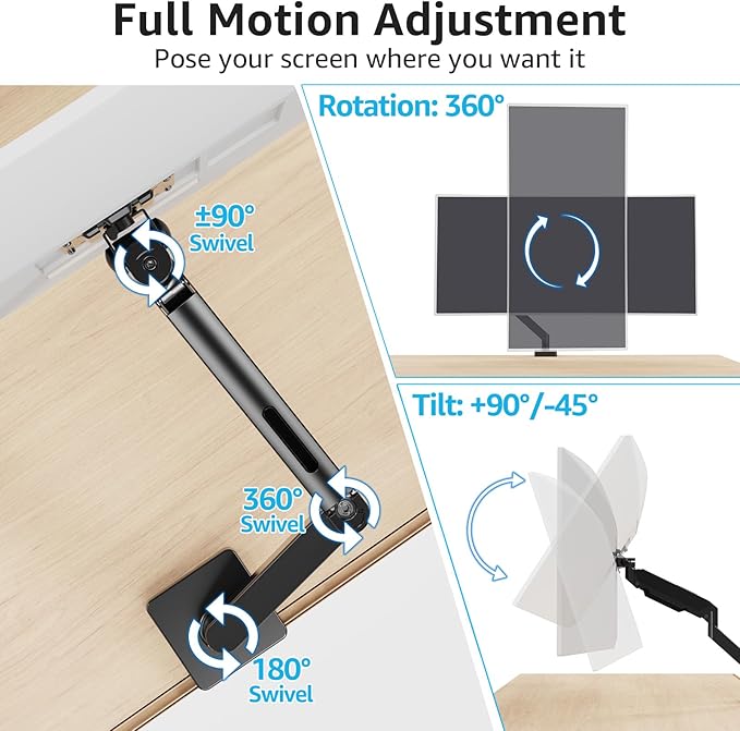 MOUNTUP Single Monitor Mount - Image 6