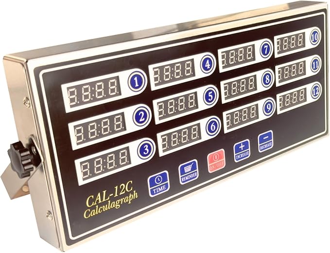 12 Channel Kitchen Timer Digital Kitchen Timer Loud Alarm Cooking Calculagraph - Image 5