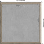 Amanti Art Silver Framed Magnetic Board 26x26 Medium Vision Board - Image 3