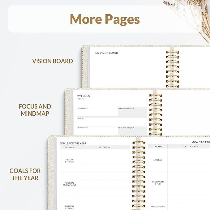 SUNEE 2026 Planner 8.5" x 11" – Dated Productivity Planner - Image 6