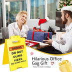 Smilelife Funny Office Cubicle Decor No Dumb Area Desk Sign Team Office Gag - Image 7
