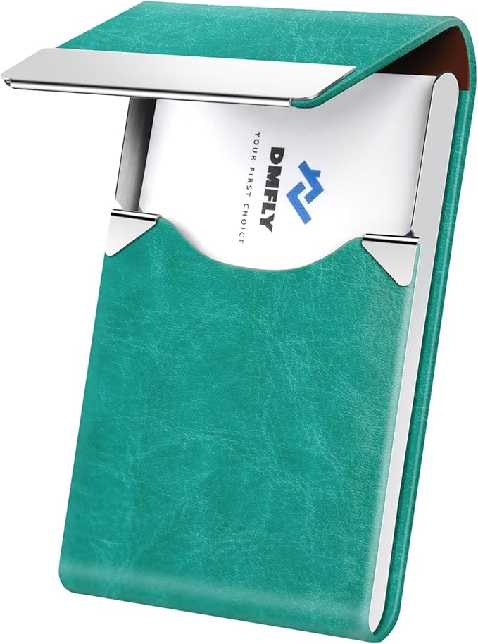 Business Card Holder for Women or Men, Business Card Case by DMFLY
