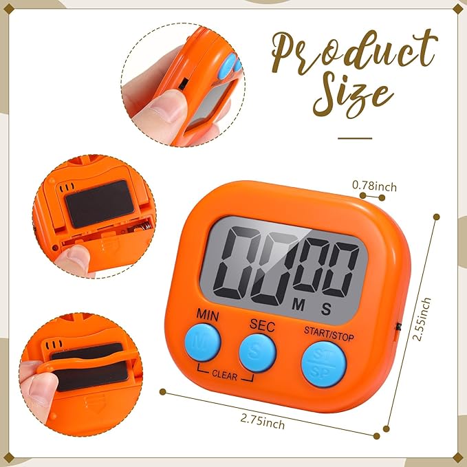 Flutesan 16 Pack Digital Classroom Timers - Image 2