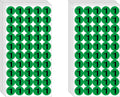 DUGUTUL 1000 pcs $1 Color-Coded Price Stickers for Garage Sale and Flea Market, 3/4" Diameter - Bold Fonts, Clear Visibility, High Visibility, Easy Organization