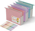Extra Capacity Hanging File Folders, 3.15" Reinforced Wheat Straw Expanding by EcoStash