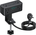 trond compact desk clamp power strip 5 ft, main product view