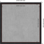 Amanti Art Black Framed Magnetic Board 26x26 Medium Vision Board - Image 3