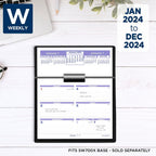 AT-A-GLANCE 2024 Flip-A-Week Weekly Desk Calendar Refill, 7in X 5 5/8in (SW705X5024)