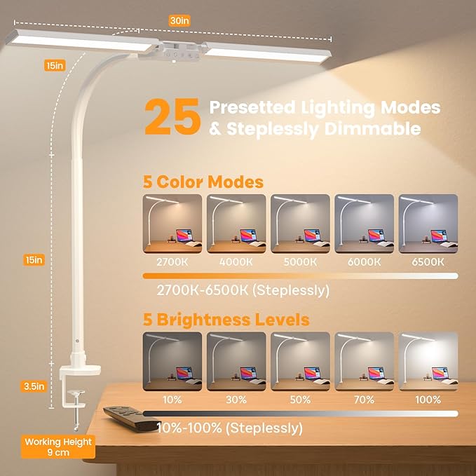 SIBRILLE Upgraded LED Desk Lamp - Image 3