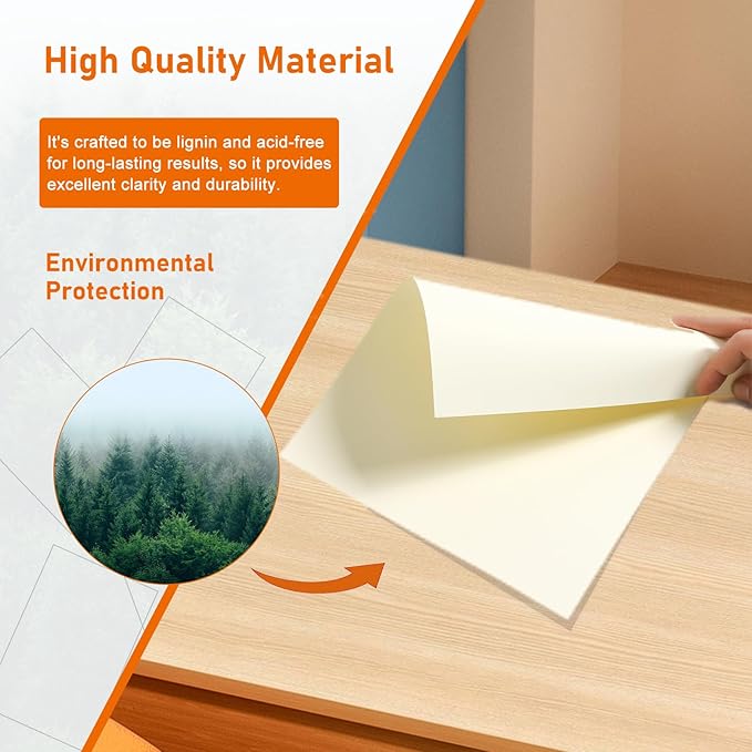 100 Sheets Cream Cardstock 8.5 x 11 Off White Paper, 92lb Premium Ivory Paper - Image 5