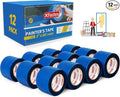 XFasten Blue Painters Tape Bulk 3-Inch x 60-Yards Wall Safe Painters Tape 3 by XFasten