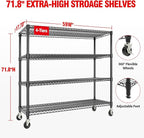 MilleLoom 72" H X 59 W X18 D Storage Shelves - Image 2