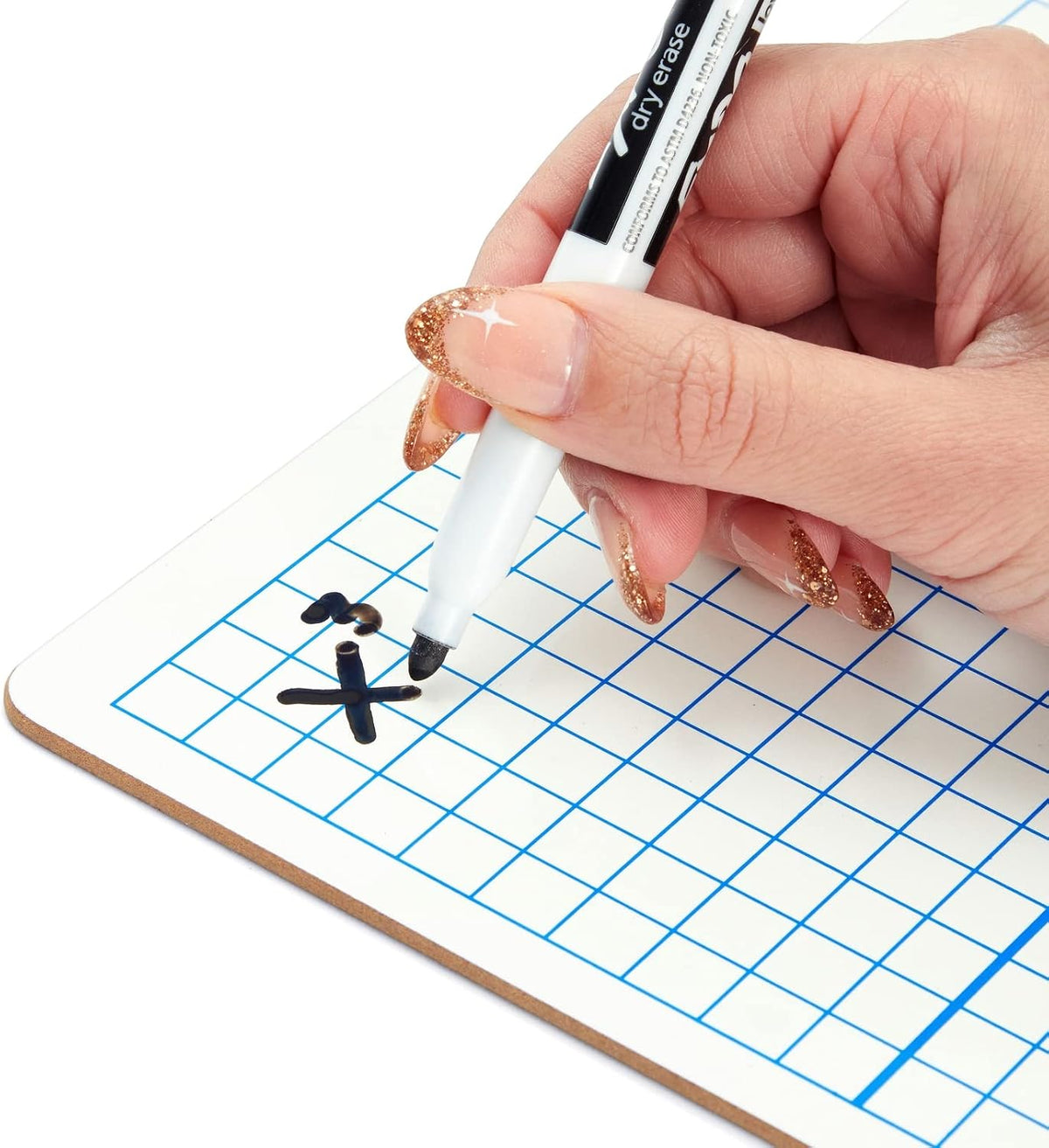 Bright Creations Dry Erase Boards with Grid & Blank Side - 24-Piece Doubl...