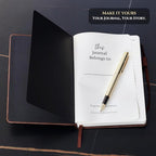 Veway Vegan Leather Journal and Pen Set, Tree of Life Notebook, A5 Lined - Image 7