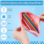 Bulyoou 12 Pcs Small Silicone Pencil Pouch Bulk Colorful Silicone Waterproof - Image 4