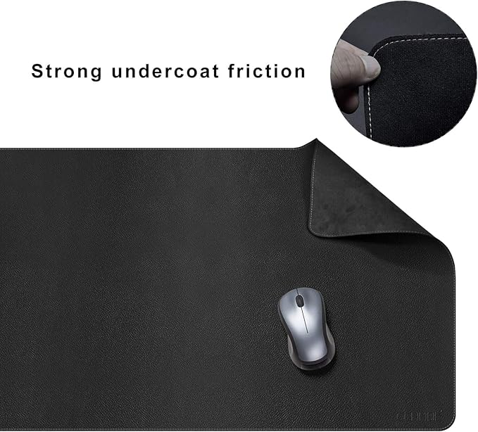 CENNBIE Leather Desk Mat, Extra Large Desk pad, Desk mats on top of desks - Image 5
