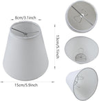TAaMTYH small lamp shade chandelier shades set of 6，Fabric Lampshade - Image 3