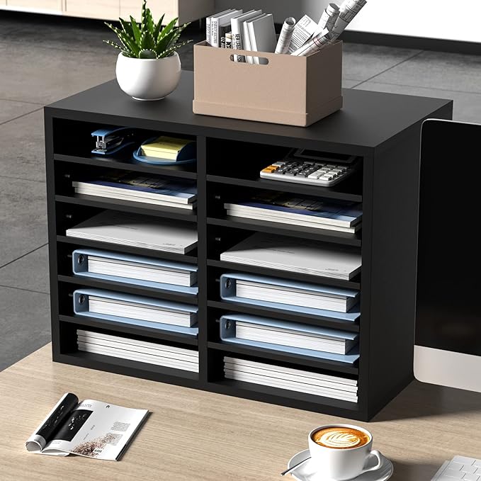 VEVOR Literature Organizers, 12 Compartments Office Mailbox - Image 8