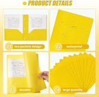 Lincia 100 Pcs Plastic Folders - Image 3