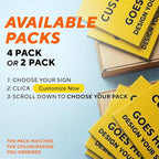 Custom Metal Signs, Personalized Aluminum, Customized Safety, Business Signs - Image 4