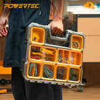 POWERTEC Small Parts Organizer & Tool Box – 20 Compartments, IP65 Water & Dust - Image 8