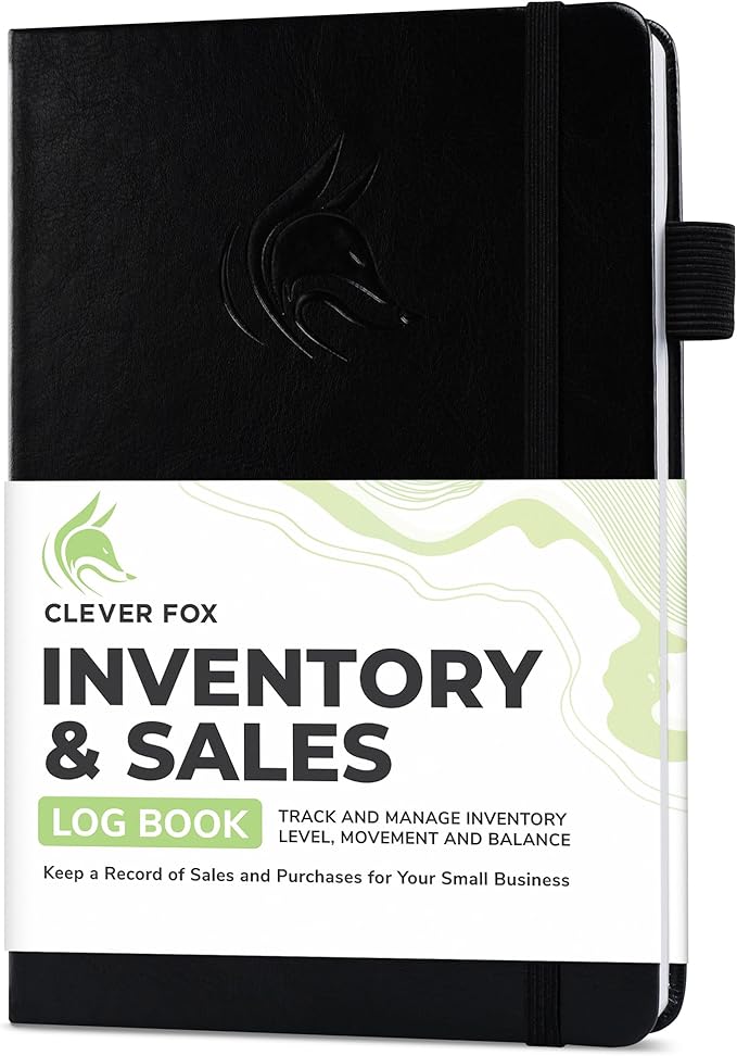 Clever Fox Inventory & Sales Log Book by CleverFox