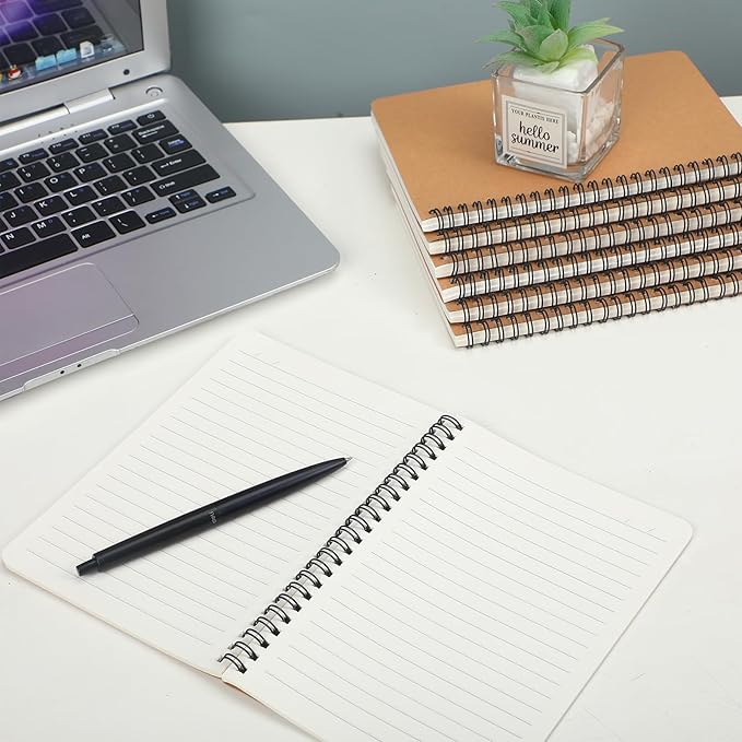 miikoul 150 Packs A5 Spiral Notebooks, 60 Sheets/120 Pages, Hardcover Lined - Image 6