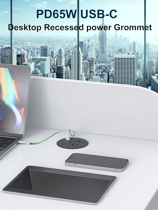 Recessed Power Grommet 3 inch - Image 3