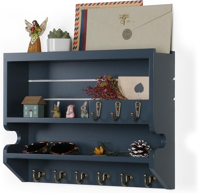 Mutsault Key Holder for Wall, Mail Organizer Wall Mounted by Mutsault