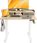Claiks Standing Desk with Drawers, Adjustable Stand Up Electric Small Standing by CLAIKS