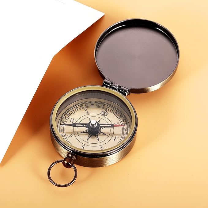 Retirement Gifts for Men, Compass Gifts, You Will Be Missed Vintage Compass - Image 8