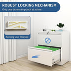 FLIXELIO 2 Drawer File Cabinet - Image 4