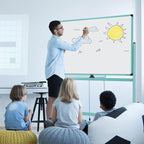Large Dry-Erase Rolling Magnetic Whiteboard - Image 8