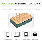 Prosumer's Choice Natural Bamboo Charging Station Rack - Image 5