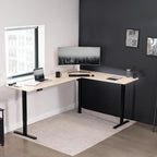 VIVO Electric Corner 84 x 63 inch L-Shaped Standing Desk, Memory Height - Image 8