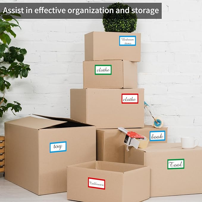 Removable Colored Labels Stickers, 3X5 Inch Removable Large Label Stickers - Image 5