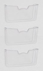 Simple Houseware Clear Single Pocket Wall Mount - Image 5