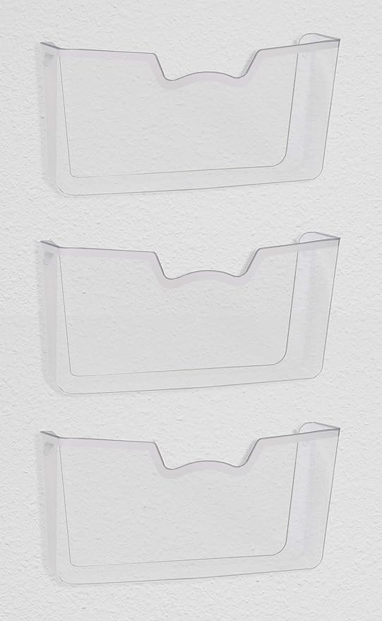 Simple Houseware Clear Single Pocket Wall Mount - Image 5