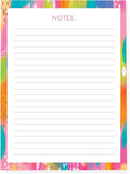Graphique Large Notepad, Brush Strokes – 6" x 8", Cute Notepad by GraphiquedeFrance
