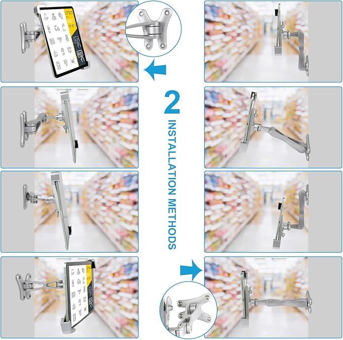 YOOZ Anti Theft Wall Mount for Tablet, Kiosk Counter Retail Security Stand - Image 7