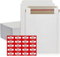 Rigid Mailers 9x12 Inches with 200 Side Strips by FLEXTRIBE