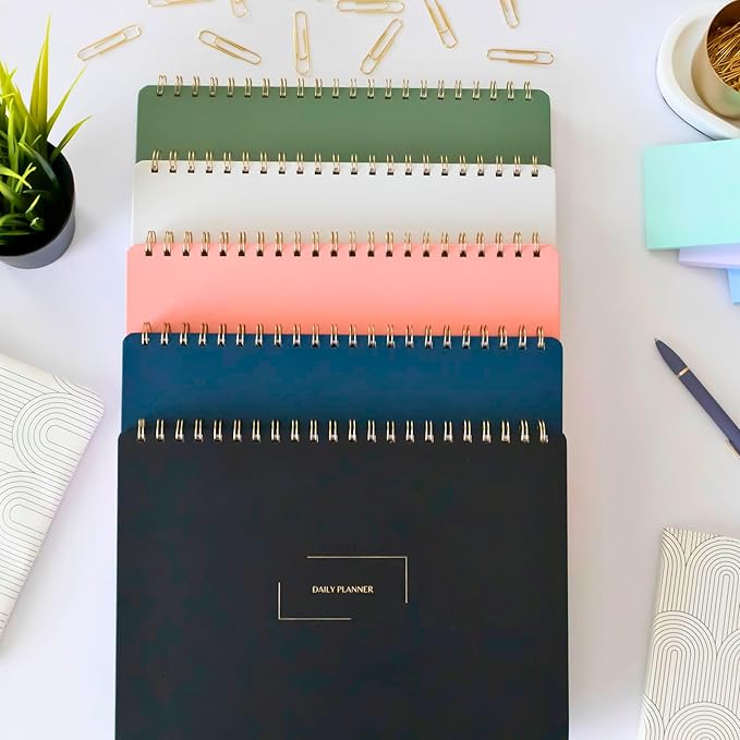 Merely Home Undated Daily Planner | 8.25” x 11.75” Work To-Do Notebook | ADHD - Image 10