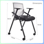 BLANEDUO, 10 Pack Foldable Office Chair - Image 2