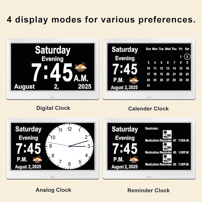 SSYA Dementia Clocks with Day and Date - Image 4